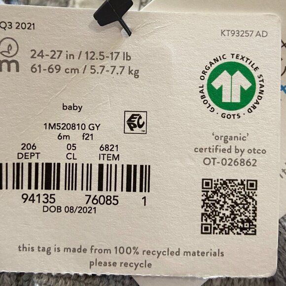 Little Planet by Carter's Hooded Fair Isle Knitted Jumpsuit Size 3-18MO - Picture 5 of 5